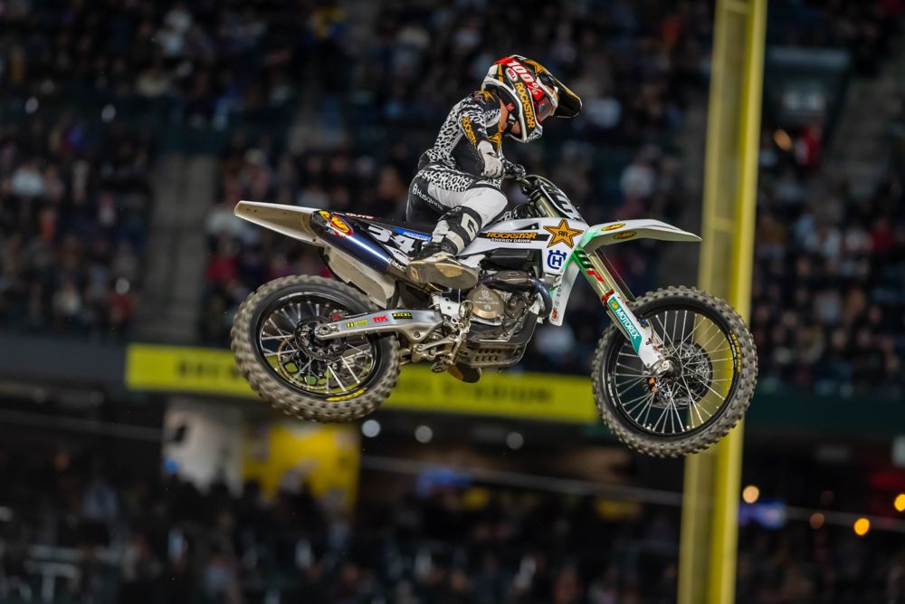 Podium for Ryder DiFrancesco and Rockstar Energy Husqvarna Factory